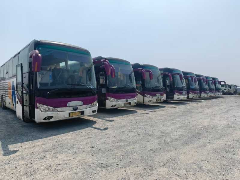 2019年底上牌多臺(tái)50座高配國五宇通6120原版原漆客車