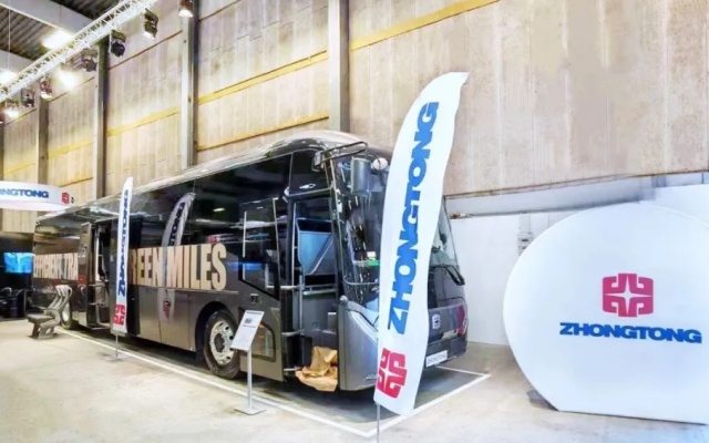北歐零碳新篇！中通純電動客車閃耀2025丹麥交通展