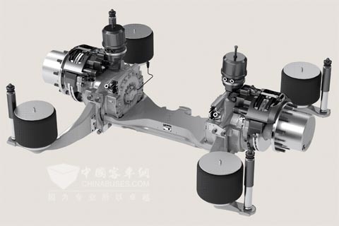 采埃孚低地板電驅動車橋AVE130 
